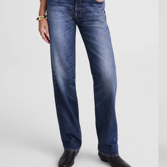 Madewell Dakota Longline Straight Jean - Picture 2 of 7